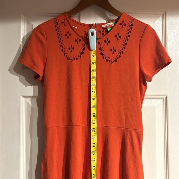 Fervour Tomato Red Cut Out Dress - Picture 16 of 16